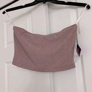Forever 21 Shimmer Tube Top